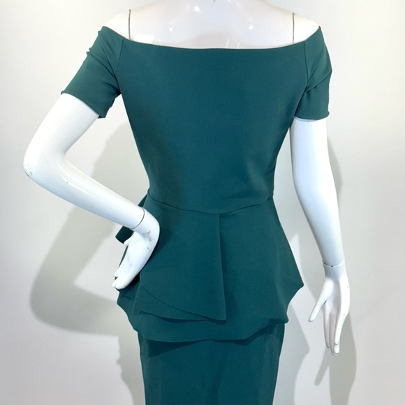 CHIARA BONI La Petite Robe Dress Gown Off Shoulder Mermaid Maxi Size 4 - Picture 4 of 6